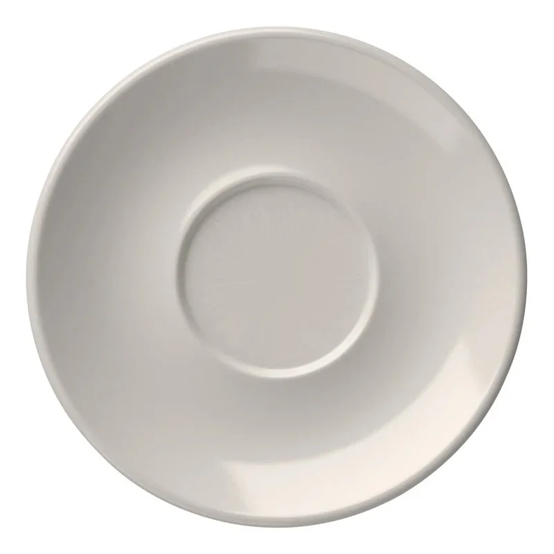 ID Fine Lona White Fine China Saucer 4.8 Inch - Set of 12 pcs ID Fine Lona White Fine China Saucer 4.8 Inch - Set of 12 pcs