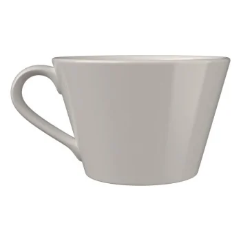 ID Fine Bevel White Vitreous China Cup – 4.2 Inch, 11.5oz - Set of 6