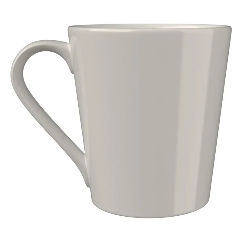 ID Fine Bevel White Vitreous China Mug – 3.6 Inch, 10oz - Set of 6 ID Fine Bevel White Vitreous China Mug – 3.6 Inch, 10oz - Set of 6