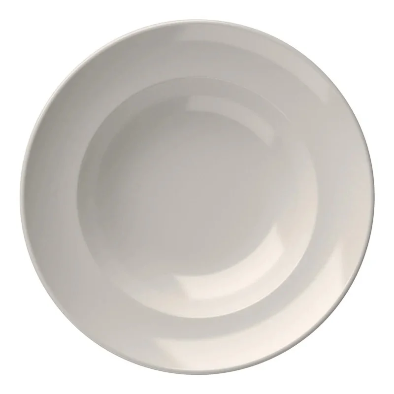 ID Fine Foundation Miro White Fine China Deep Plate 11.11 Inch - Set of 6 pcs ID Fine Foundation Miro White Fine China Deep Plate 11.11 Inch - Set of 6 pcs
