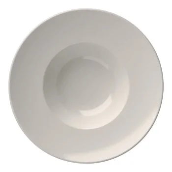 ID Fine Foundation Miro White Fine China Deep Plate 11.57 Inch - Set of 6 pcs
