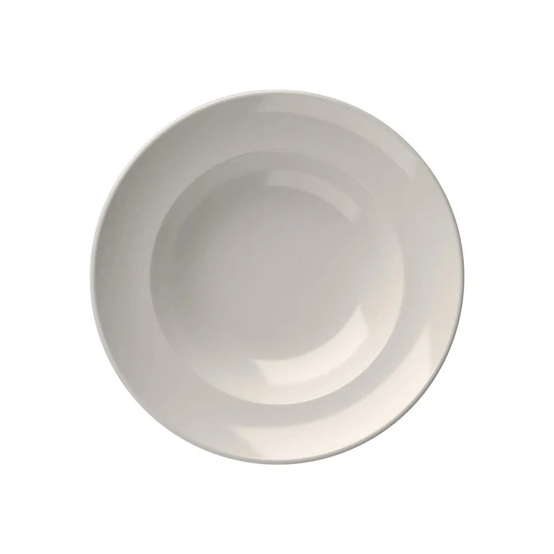 ID Fine Foundation Miro White Fine China Deep Plate 9.9 Inch - Set of 12 pcs ID Fine Foundation Miro White Fine China Deep Plate 9.9 Inch - Set of 12 pcs