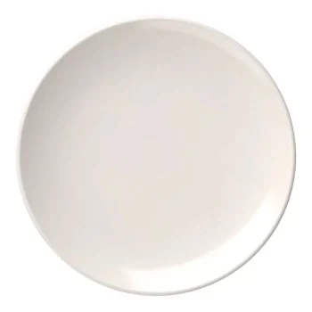 ID Fine Foundation Lona White Fine China Coupe Plate 10.7 Inch - Set of 12 pcs