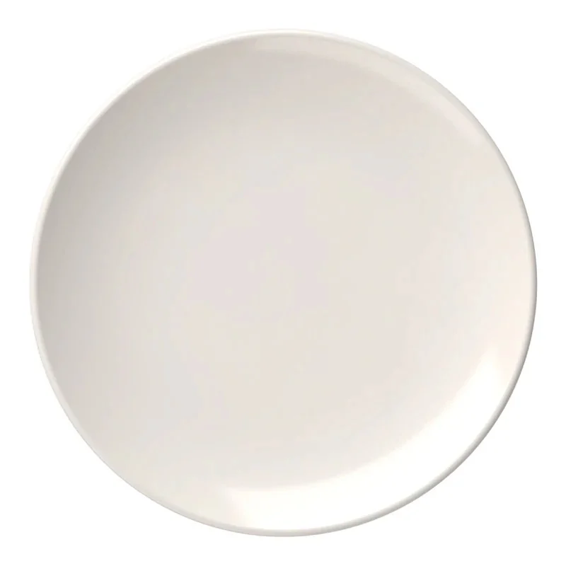 ID Fine Foundation Lona White Fine China Coupe Plate 10.7 Inch - Set of 12 pcs