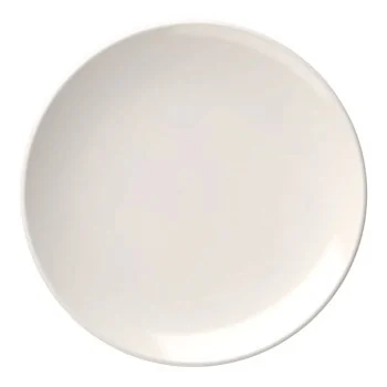 ID Fine Foundation Lona White Fine China Coupe Plate 6 Inch - Set of 12 pcs