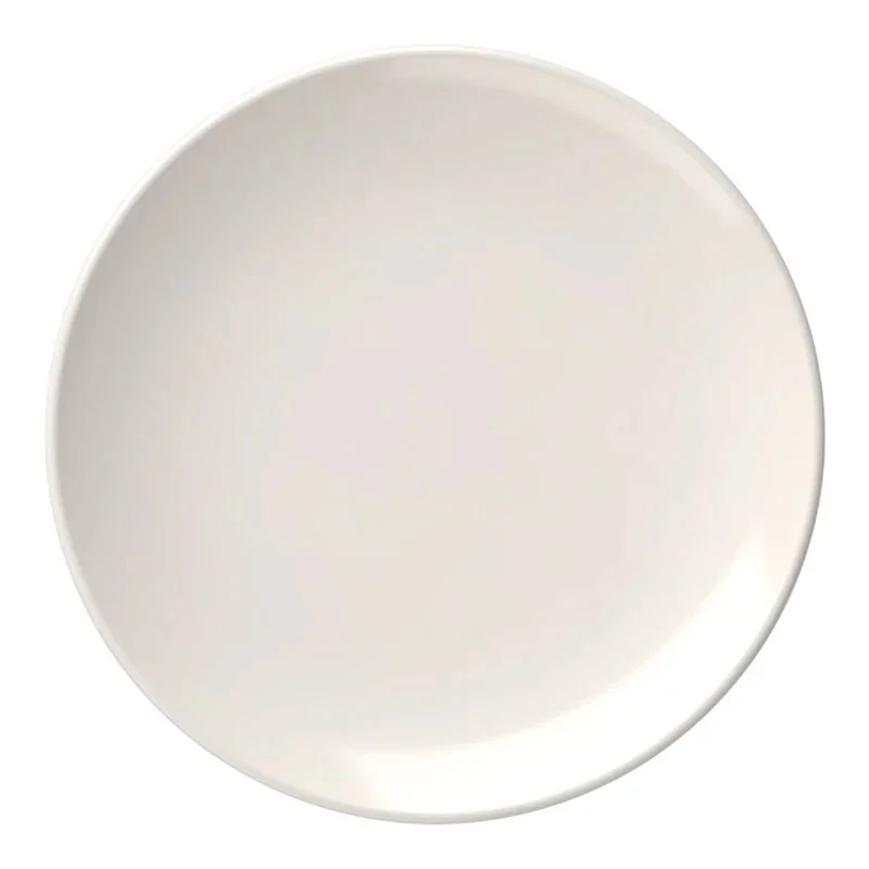 ID Fine Foundation Lona White Fine China Coupe Plate – 8.2 Inch - Set of 12 ID Fine Foundation Lona White Fine China Coupe Plate – 8.2 Inch - Set of 12