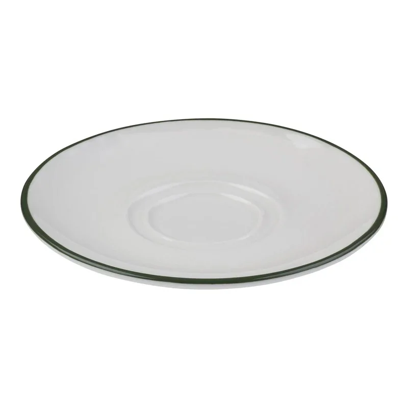 ID Fine Modest Green Saucer – 6.3 Inch - set of 12 ID Fine Modest Green Saucer – 6.3 Inch - set of 12