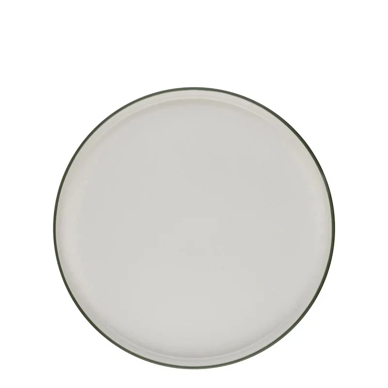 ID Fine Modest Green Hi Wall Plate – 11 Inch - set of 6