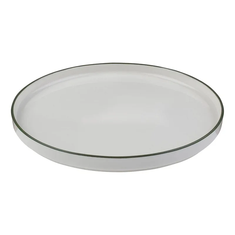 ID Fine Modest Green Hi Wall Plate – 11 Inch - set of 6