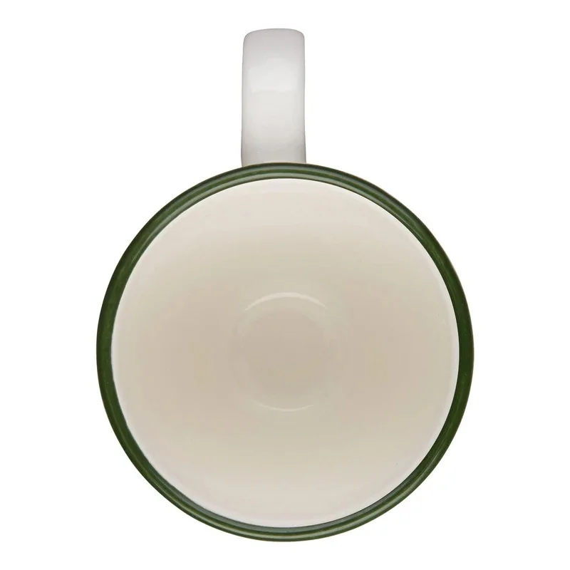 ID Fine Modest Green Mug – 4 Inch - 10oz - set of 6 ID Fine Modest Green Mug – 4 Inch - 10oz - set of 6
