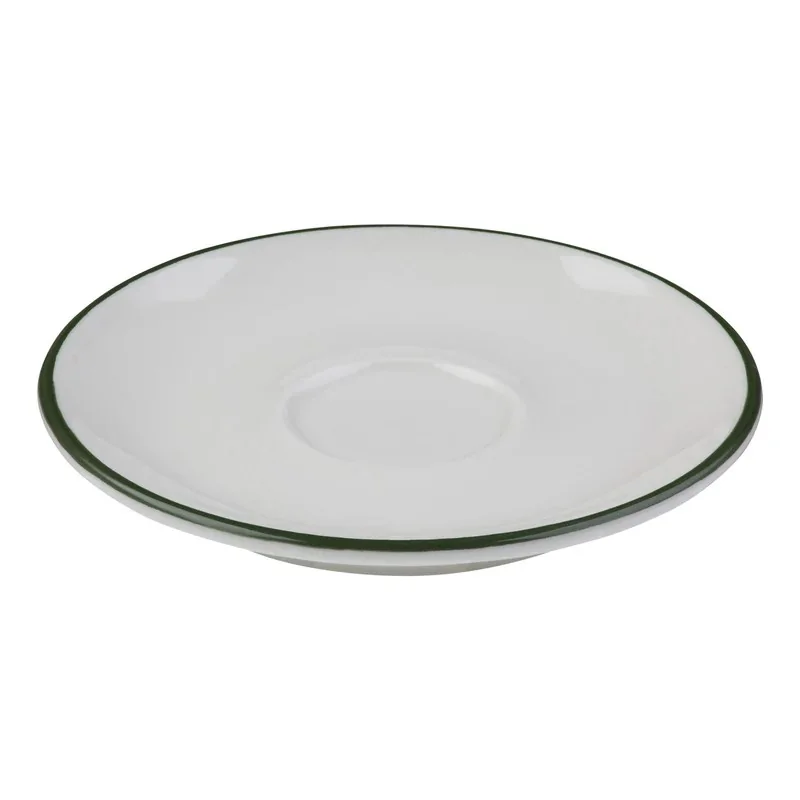 ID Fine Modest Green Espresso Saucer – 4.7 Inch - set of 12