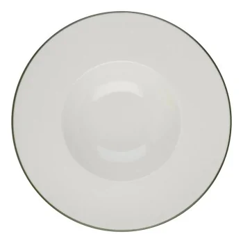 ID Fine Modest Green Deep Plate – 11.4 Inch - set of 6