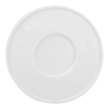 Verso Saucer – 4.9 Inch, Stacked Espresso Saucer - Set of 4