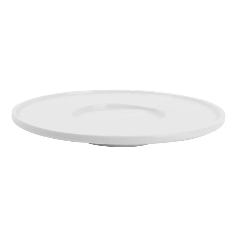 Verso Saucer – 4.9 Inch, Stacked Espresso Saucer - Set of 4