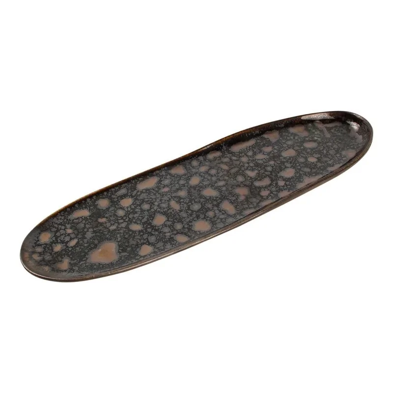 Nobile Rectangle Plate – 12.9 x 3.7 Inches - Set of 4