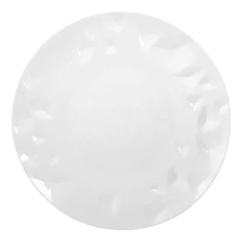 Facet Coupe Plate – 11 Inch - Set of 4