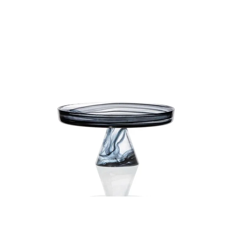 Ardacam Asos Footed Plate 8.27 Inch- Set of 4 pcs Ardacam Asos Footed Plate 8.27 Inch- Set of 4 pcs