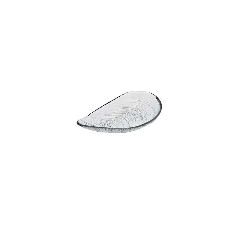 5.12 x 2.76'' Plate Auster Clear Glass - set of 16 5.12 x 2.76'' Plate Auster Clear Glass - set of 16