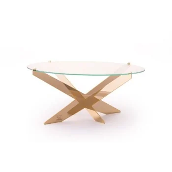 Gold Cake Stand - Dia: 40 cm H: 9 cm