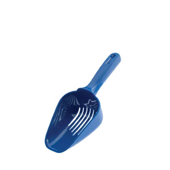 Barfly 12 oz Slotted Ice Scoop - Blue - Set of 6