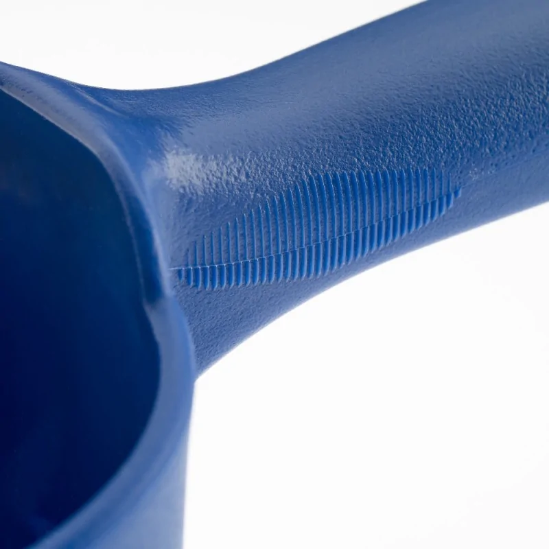 Barfly 12 oz Slotted Ice Scoop - Blue - Set of 6