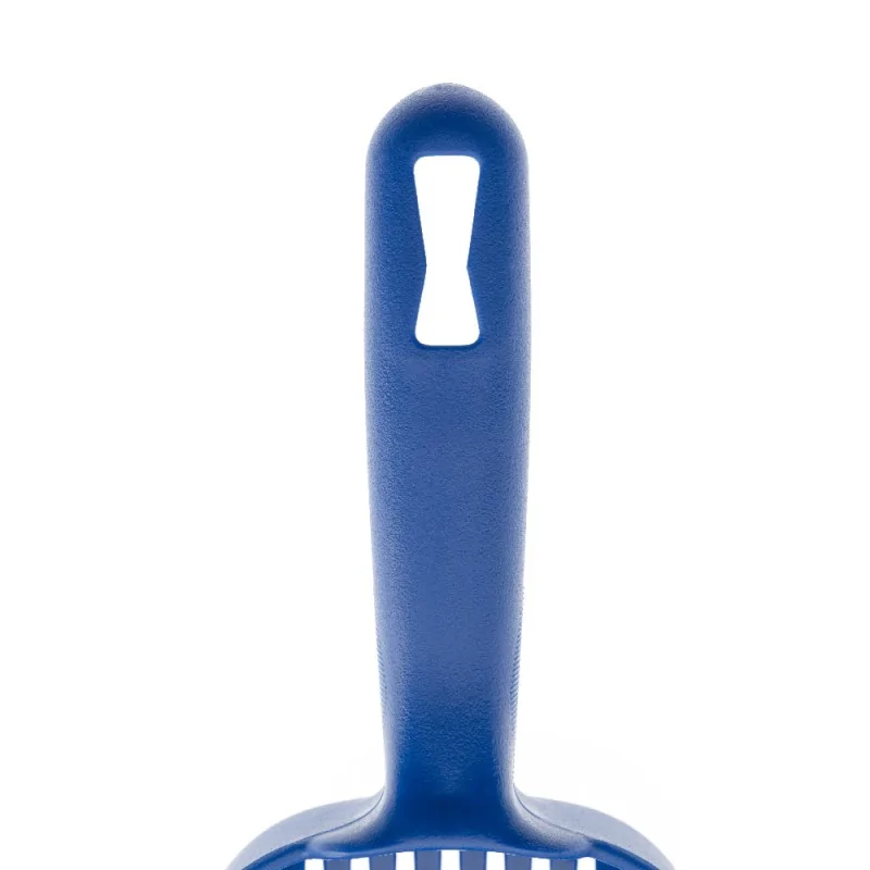 Barfly 12 oz Slotted Ice Scoop - Blue - Set of 6