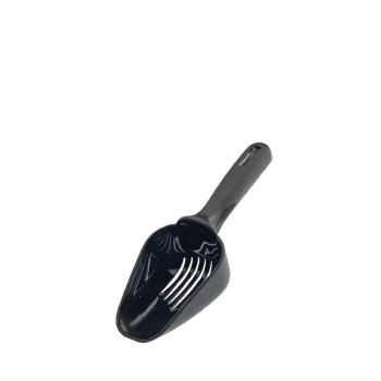 Barfly 8 oz Slotted Ice Scoop - Black - Set of 6