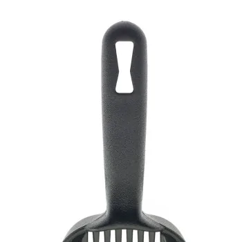Barfly 8 oz Slotted Ice Scoop - Black - Set of 6