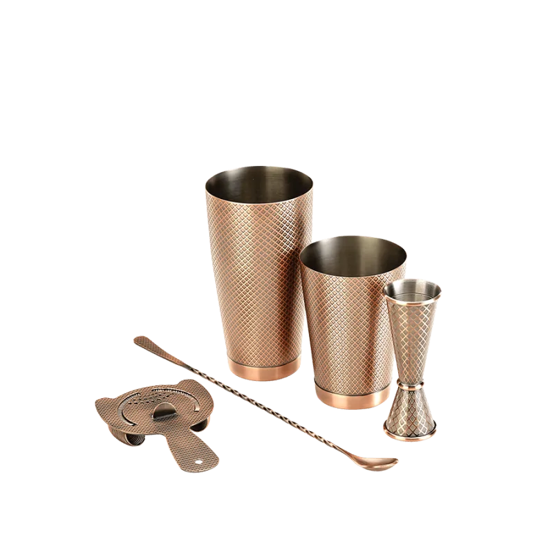 Barfly 4-Piece Diamond Lattice Basic Set - Antique Copper Barfly 4-Piece Diamond Lattice Basic Set - Antique Copper