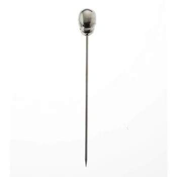 Barfly Cocktail Picks - Skull - 4 3/8" - Stainless Steel - Set of 24