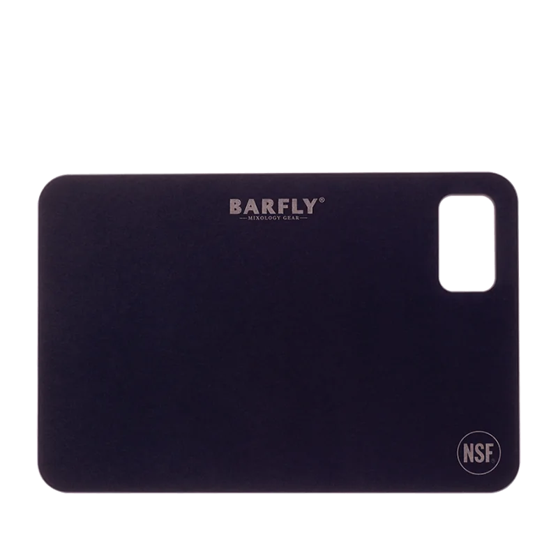 Barfly Bar Board - 6" x 9" - Black - NSF - Set of 24