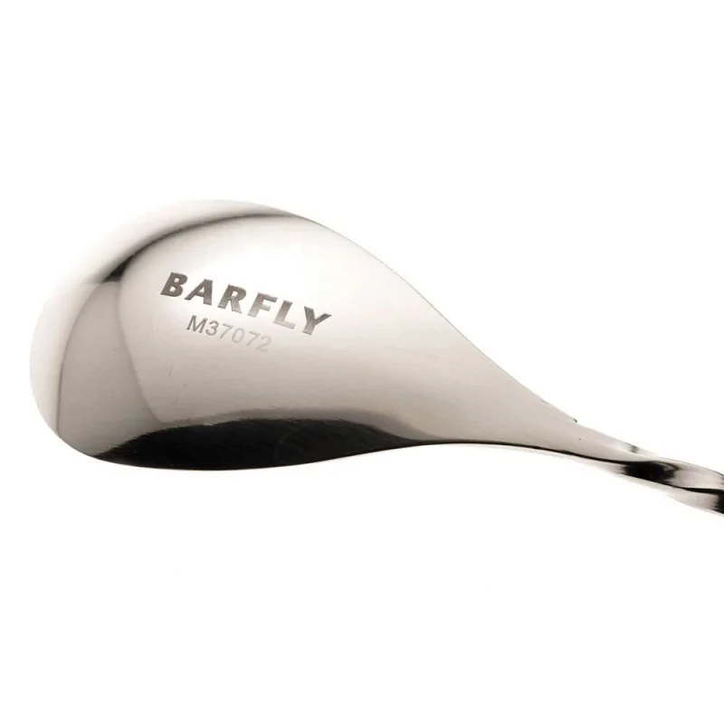Barfly Bar Spoon With Strainer End - 15 3/4" (40 cm) - Stainless Steel - Set of 12