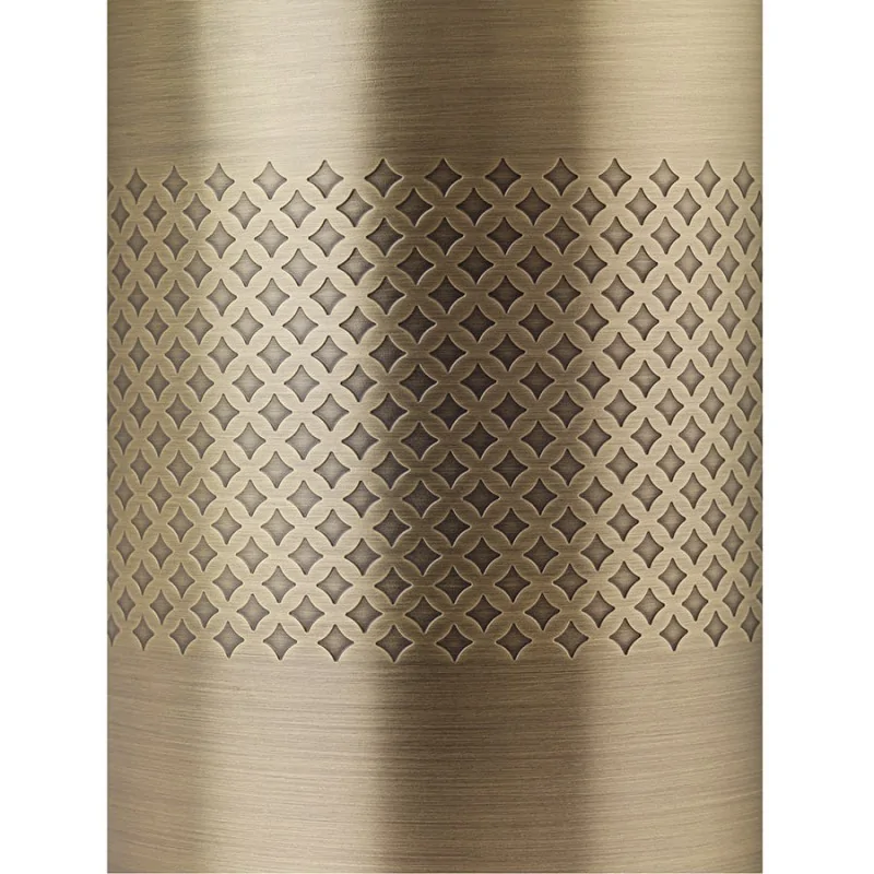 Barfly Diamond Lattice Double Wall Mixing Tin - Antique Gold - 21 oz - Set of 6