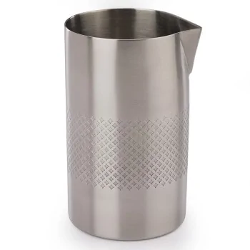 Barfly Diamond Lattice Double Wall Mixing Tin - Stainless Steel - 21 oz - Set of 6