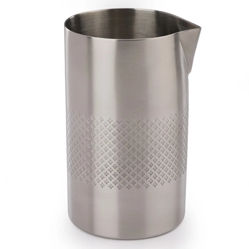 Barfly Diamond Lattice Double Wall Mixing Tin - Stainless Steel - 21 oz - Set of 6