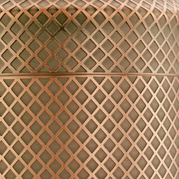 Barfly 3 pc. Diamond Lattice Japanese Cocktail Shaker Set - Antique Copper - Set of 6