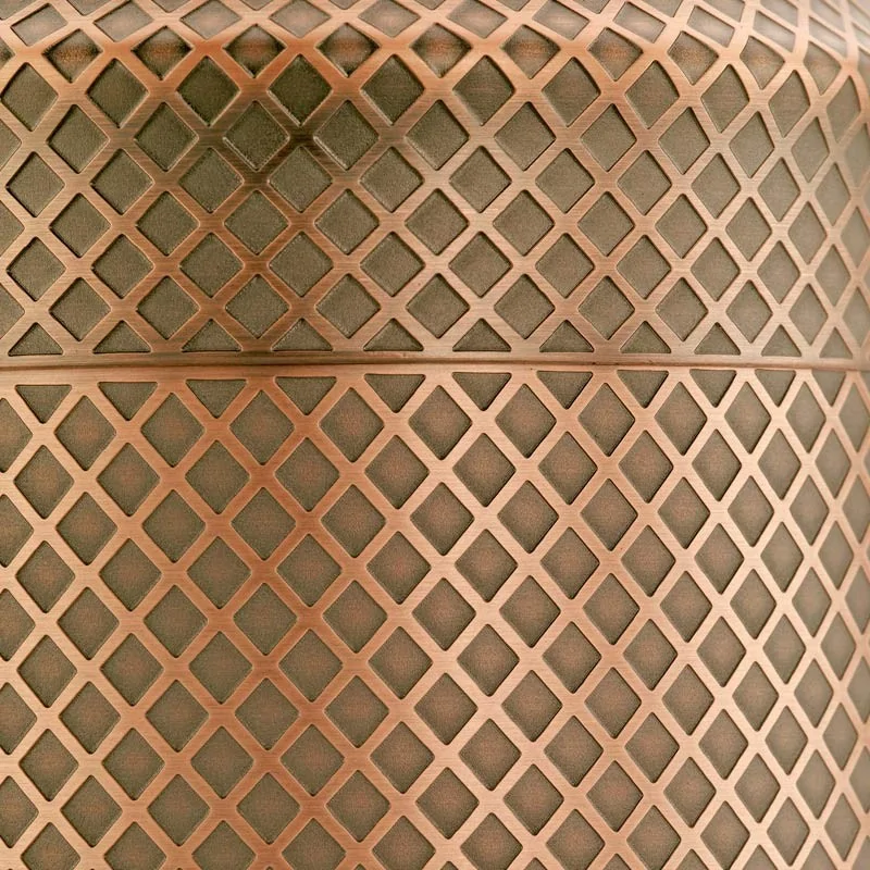 Barfly 3 pc. Diamond Lattice Japanese Cocktail Shaker Set - Antique Copper - Set of 6 Barfly 3 pc. Diamond Lattice Japanese Cocktail Shaker Set - Antique Copper - Set of 6
