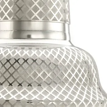 Barfly 3 pc. Diamond Lattice Japanese Cocktail Shaker Set - Stainless Steel - Set of 6