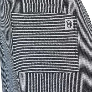 Barfly Rogue Mid-Bistro Apron - Navy/White Railroad Stripe