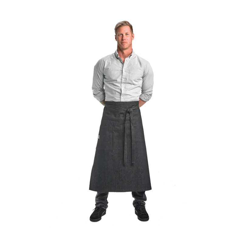 Barfly Talon Bistro Apron - Black Denim Barfly Talon Bistro Apron - Black Denim