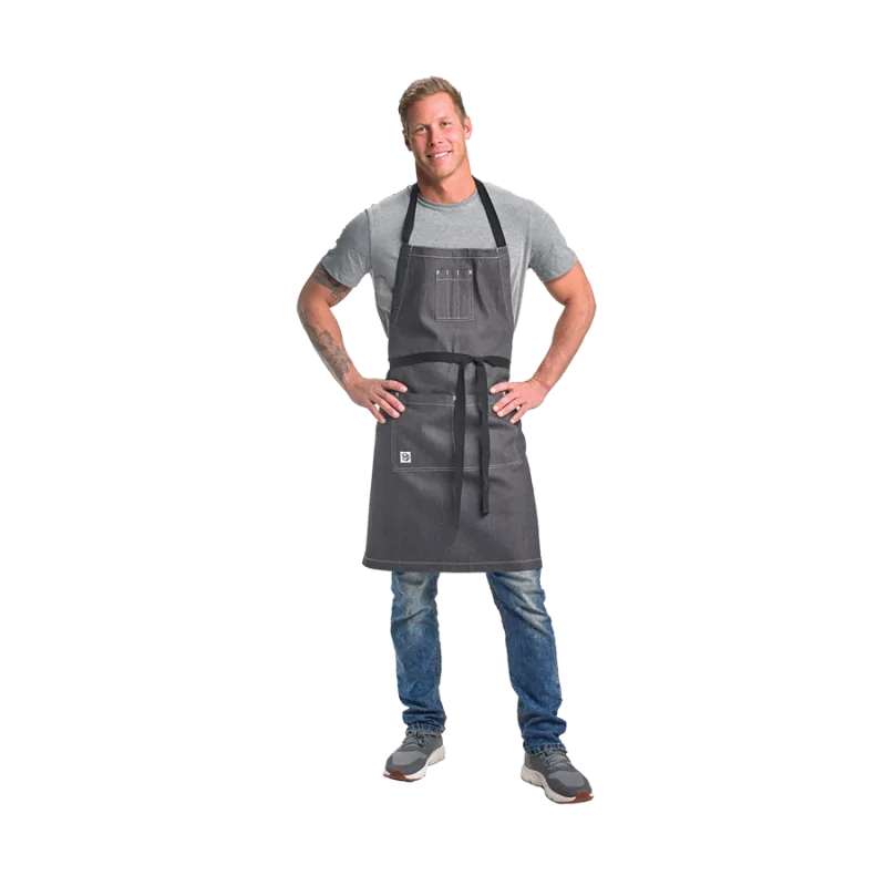 Barfly Scout Bib Apron - Charcoal Gray Barfly Scout Bib Apron - Charcoal Gray
