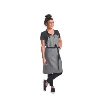 Barfly Odin Bib Apron - Light Gray