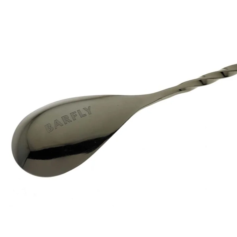 Barfly Japanese Style Bar Spoon - 13 3/16" (33.5 cm) - Black - Set of 12 Barfly Japanese Style Bar Spoon - 13 3/16" (33.5 cm) - Black - Set of 12