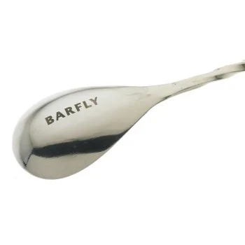 Barfly Japanese Style Bar Spoon - 13 3/16" (33.5 cm) - Stainless Steel - Set of 12