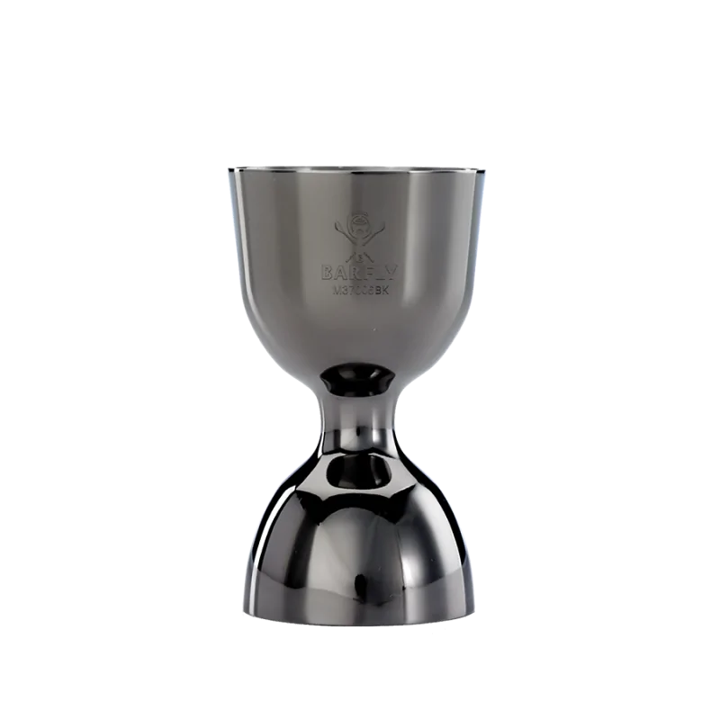 Barfly 1 x 2 oz Heavy-Duty Straight Rim Bell Jigger - Black - Set of 12 Barfly 1 x 2 oz Heavy-Duty Straight Rim Bell Jigger - Black - Set of 12