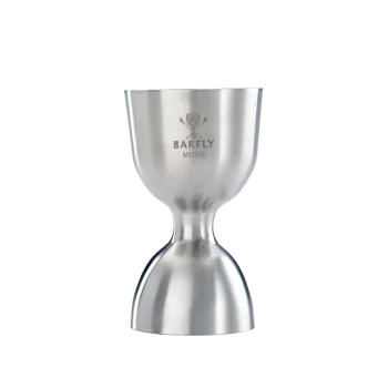 Barfly 1 x 2 oz Heavy-Duty Straight Rim Bell Jigger - Stainless Steel - Set of 12