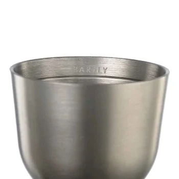 Barfly 1 x 2 oz Heavy-Duty Straight Rim Bell Jigger - Stainless Steel - Set of 12