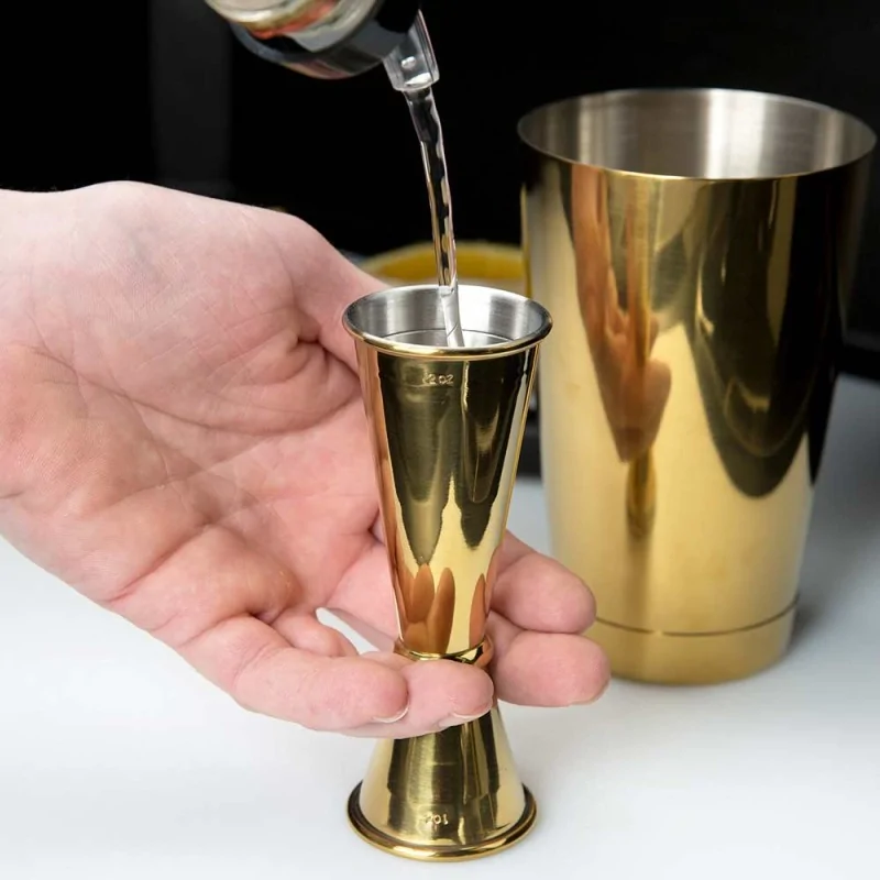 Barfly 1 x 2 oz Japanese Style Jigger - Gold Plated - Set of 12 Barfly 1 x 2 oz Japanese Style Jigger - Gold Plated - Set of 12