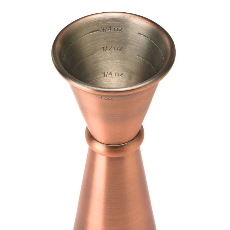 Barfly 1 x 2 oz Japanese Style Jigger - Antique Copper - Set of 12 Barfly 1 x 2 oz Japanese Style Jigger - Antique Copper - Set of 12