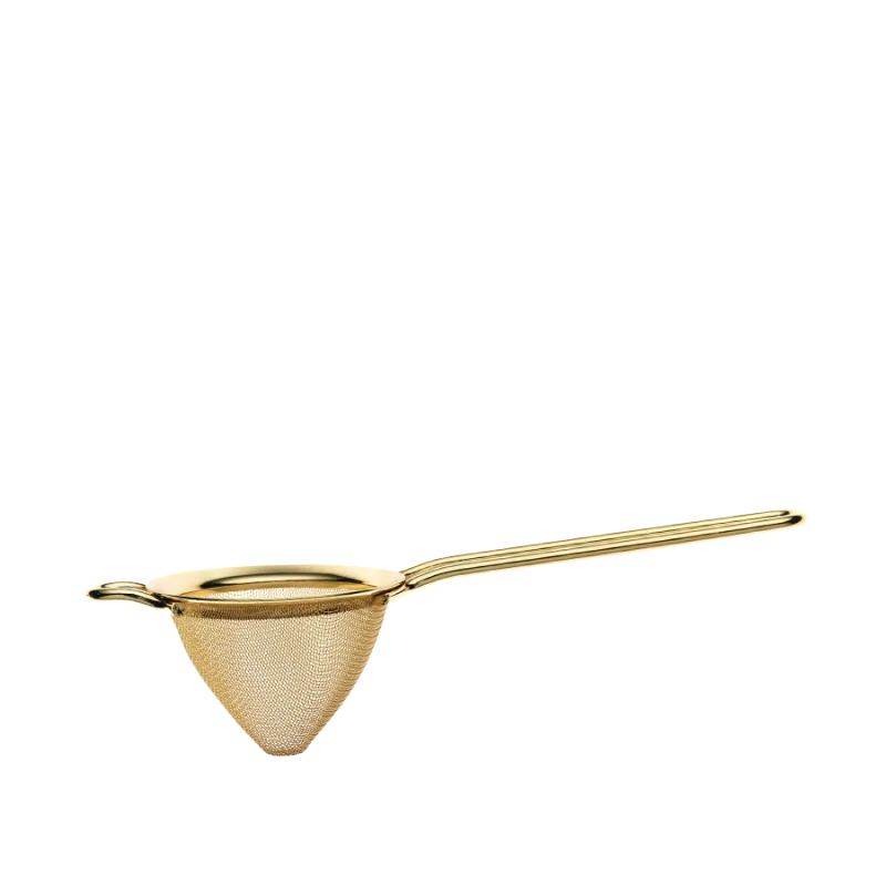 Barfly Fine Mesh Strainer - 3 1/2" Diam. Bowl - Gold Plated - Set of 6 Barfly Fine Mesh Strainer - 3 1/2" Diam. Bowl - Gold Plated - Set of 6